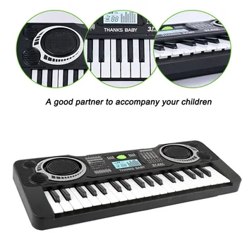 Muzikiniai Žaislai Vaikams Fortepijonas 37 Klavišus Mini Elektroninių Vargonų Muzikos Fortepijono Mokymo Klaviatūros Švietimo Žaislai Vaikams Muzikos Klaviatūra