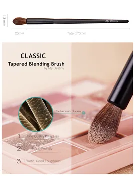 MyDestiny Klasikinis Smailas Maišymo Akių Makiažas Šepetys - Minkštųjų Fizinis Plaukų Eyeshadow Kosmetikos Beauty Blender Brush Tool