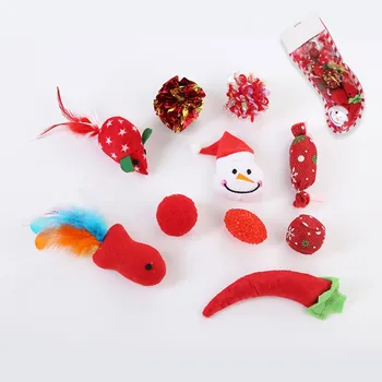 Naminių Kačių Kalėdų Derinys Nustatyti PE Kojinių Pakuotės Žaislas