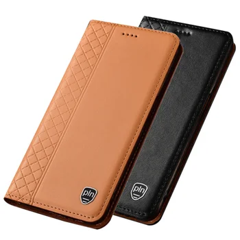 Natūralios odos magnetinio telefono maišelį kortelės turėtojas OnePlus 8T/Oneplus Nord 5G/OnePlus 8 Pro/OnePlus 8/OnePlus 7 Pro flip case