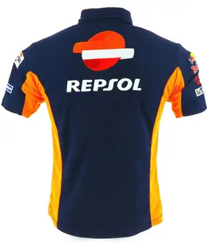 NAUJA Marquez 93 Repsol HRC Lenktynių Polo honda Motociklo Lenktynininkas Komanda Racewear T-Shirt Motokroso Polo