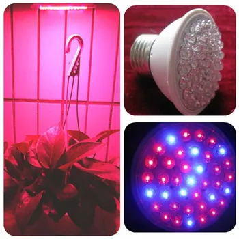 Nauja Raudona Mėlyna 80 LED Lemputės Energijos Taupymo Hydroponic Augalų Auga Šviesos Lempos 110V Augalų Auga Lemputės Sodas Patalpų Hydroponic Lempos