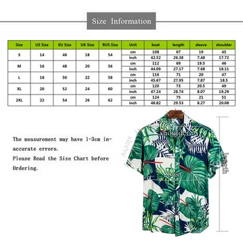 Nauja Vasaros Mens Trumpas Rankovės Havajų Marškinėliai Medvilnės Atsitiktinis Gėlių Marškiniai Banga Reguliariai Mens Drabužių Mados atogrąžų marškinėliai