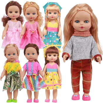 Naujagimio MERGINA, Minkšti Kimštiniai Lėlės, Imitavimo Žaislai Vaikams Švietimo Gyvenimą, pavyzdžiui, Ilgų plaukų mergina, Kūdikių Lėlės megztinis suknelė