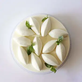 Naujas 12cell 3D Quenelle Formos Silikono Desertas Pelėsių Mousse Cake Cheesecakes Kepimo Skardą