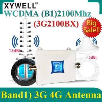 Naujas!! 3G Signalo Kartotuvų LTE(Band1) 2100 4G Cellular Stiprintuvo WCDMA 2100MHZ, GSM mobiliųjų Telefonų Kartotuvas 3G 4G Mobiliojo ryšio Signalo Stiprintuvas