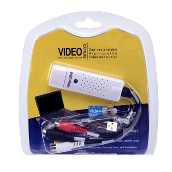Naujas Atvykimo Patvarus Nešiojamas USB Video Capture Card Konverteris PC Adapteris TV Garso DVD, DVR, Vaizdo Garso Keitiklis