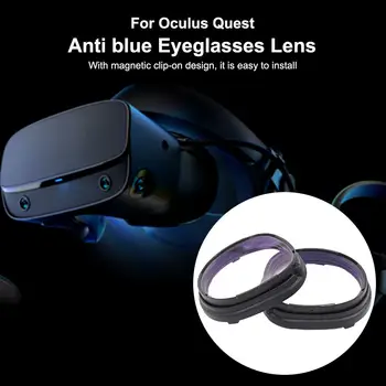 Naujas Aukštos Kokybės Mėlynos Šviesos Blokavimas Objektyvas Keičiamas Akiniai Priedai Su Rėmo Apsaugos Oculus Quest VR Ausines