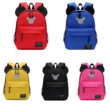 Naujas Disney darželio maišelį animacinių filmų Mickey vaikų kuprinės berniukų ir mergaičių mokyklos maišą kelionių kuprinė