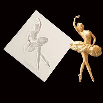 Naujas Elegantiškas Baleto Šokėjas Tortas Dekoravimo Priemonės, Šokoladas Minkštas Kepimo Įrankiai