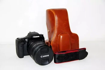 Naujas Fotoaparato krepšys Krepšys Canon EOS 700D T5i 650D T4i 600D T3i 750D 760D PU Odos, VEIDRODINIAI SLR Atveju, Aukštos kokybės
