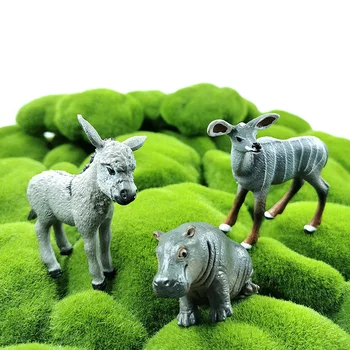 Naujas Hippo Turėti Asilo Mol Ūdra Triušis Hyena Kinų Drakono figūrėlė Gyvūnų modelio, namų dekoro miniatiūriniai apdailos reikmenys