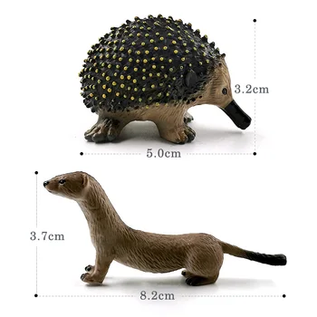 Naujas Hippo Turėti Asilo Mol Ūdra Triušis Hyena Kinų Drakono figūrėlė Gyvūnų modelio, namų dekoro miniatiūriniai apdailos reikmenys