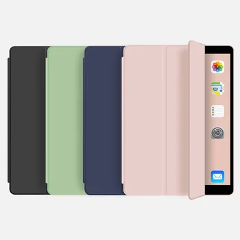 Naujas iPad 10.2 colių 7th Gen 2019 Atveju Su Pieštukas Turėtojas , Slim Tri-fold PU Odos Smart Cover 