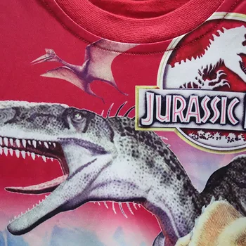 Naujas Juros periodo Pasaulio 2 dinozaurų marškinėlius Vaikai Šortai, Viršūnių Tees Vaikų Marškinėliai Vasaros Paauglys Berniukai Dragon Marškinėliai berniukams, Žaislai