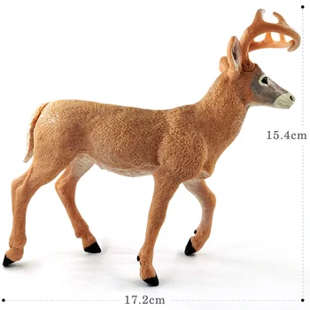 Naujas Kalėdų Elnias Medžio Šalikas Briedžių statulėlės Gyvūnų modelio, žaislų rinkinys namų dekoro miniatiūriniai pasakų sodo puošmena šiuolaikinės priedai