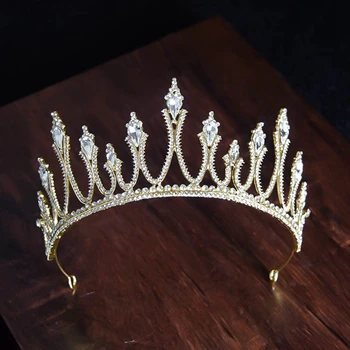 Naujas Karūna Šukuosena Nuotaka Vestuvių Prabanga Princess Crown Vestuvių Pasakų Plaukų Aksesuarai Gamyklos Tiesioginio Pardavimo Lašas Laivybos Brangakmenis