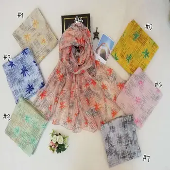 NAUJAS Korėja medvilnės hijab šalikas star spausdinti sidabro mirguliavimas pashmina bandana musulmonų šalikai echarpe sjaal apsiaustas duslintuvo 10vnt