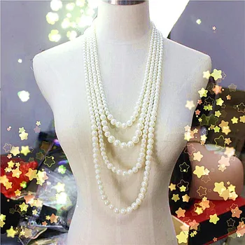 Naujas mados gražių moterų gimtadienio imitacija, perlų 4 sluoksnis perlų vėrinį laivybos agentas