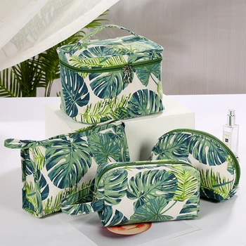 Naujas mados kelionės ponios drobės saugojimo makiažas maišelį, grynos medvilnės kūrybos spausdinimas kosmetikos krepšys atvejais, grožio skalbinių krepšys