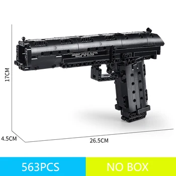 Naujas sandėlyje Building block gun Desert Eagle Pistoletas Shotgun MP5 automatas 98K šautuvas plytų šautuvas žaislą dovanų