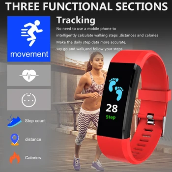 Naujas Smart Watch Vyrų, Moterų Širdies ritmo Monitorius Kraujo Spaudimas Fitness Tracker Smartwatch Sporto Žiūrėti 