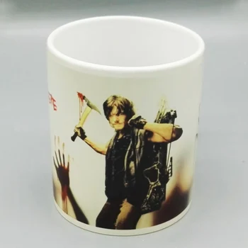 Naujausias Dizaino Zombie Spalva Keičiasi Kavos Puodelis Šilumos Senstive Magija Arbatos puodelio Puodeliai Walking Dead Kruvinas rankas dovana