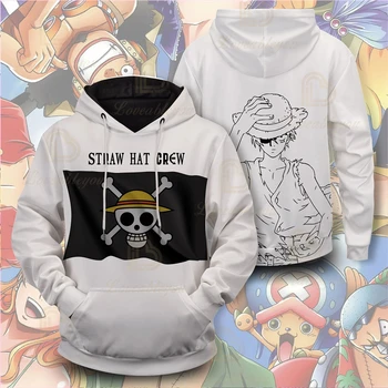 Naujausias VIENAS GABALAS Whitebeard Piratai Hoodies Portgas D Ace Streetwear Spausdinti Vyrų/moterų Anime ir Animacinių filmų Žiemos Striukė Palaidinukė
