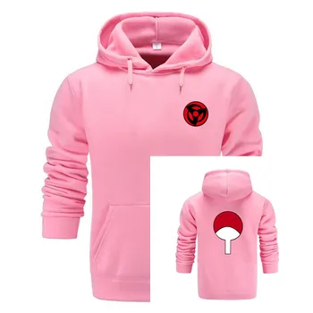 Nauji karšto Banga prekės Naruto Dizaino Unisex Hoodies Vyrų ir Moterų Ninja Palaidinukė puloveriai 3XL Plius Dydžio Rožinės spalvos Hoodie Prekės ženklo Drabužių