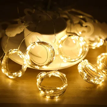 Naujieji Metai Apdaila 2021 Kalėdų Žiburiai 3M LED Girlianda Pasakų String Atostogų Žiburiai Namas Garliava Užuolaidų Lempa Namo Kambaryje
