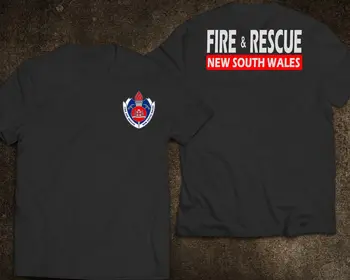 Naujojo Pietų Velso Ugniagesiai Priešgaisrinės Gelbėjimo Departamento Retas AUSTRALIJA Logotipą, T-Shirt