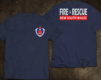 Naujojo Pietų Velso Ugniagesiai Priešgaisrinės Gelbėjimo Departamento Retas AUSTRALIJA Logotipą, T-Shirt