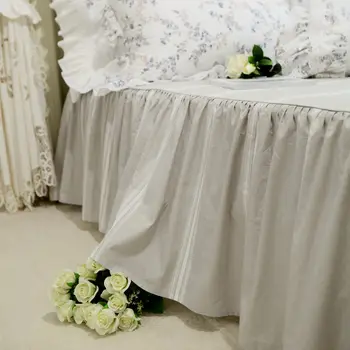 Naujojo sodo sielovados patalynės komplektas Europos siuvinėjimo nėrinių pynimas antklode padengti elegantiška lova sijonas lovatiesė princesė lova, drabužių