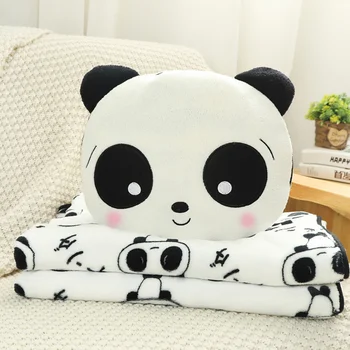 Naujos Panda Pliušiniai Žaislai Sleepping Panda Antklodė Minkšta Iškamša Lėlės Puikus Pagalvę Vaikams, Kūdikio Gimtadienio Dovana