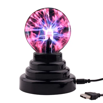 Naujovė Apšvietimo USB Magija Plazmos Kamuolys Mėnulio Lempa, LED, Plazma Blitzball Naktį Šviesos Stalo Lempa Nuostabų šviesų Šou Įdomus Vaikams Dovanų