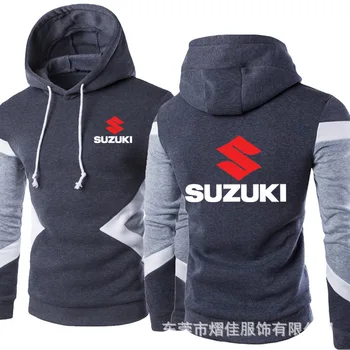 Naują pavasario ir rudens vyrų spausdinti automobilio logotipas Suzuki hoodie atsitiktinis mados Harajuku aukštos kokybės vyriškų spalvotų hoodie viršų