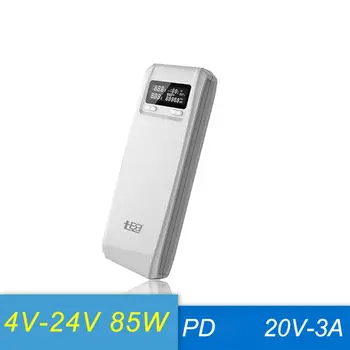 (Ne (Ne Baterija) QD188-PD Dual USB KS 3.0 + C Tipo PD DC Išėjimo 8x 18650 Baterijas 