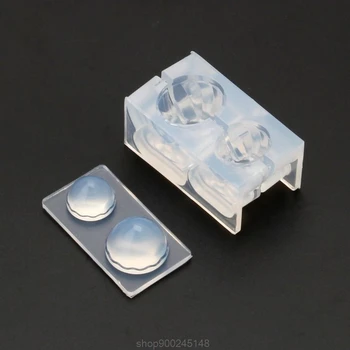 Nekilnojamojo Mažas 3D Stiklo Goblet Taurės Silikono Dervos Pelėsių Rinkinys 