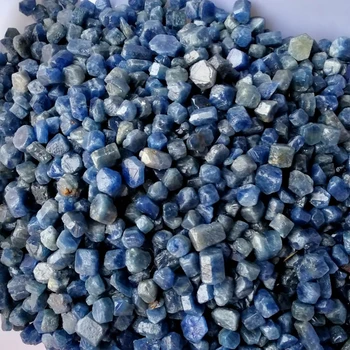 Nekilnojamojo Retas, 3-9MM Gamtos Nešildoma mėlynas Safyras Korundas Aspektas Grubus Pavyzdys Mnerals Gydymo Akvariumų Žvyras Žuvų Bakas akmenys