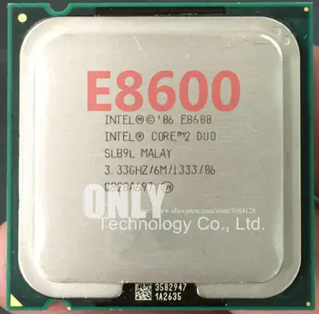 Nemokamas pristatymas Intel Core 2 Duo E8600 PROCESORIUS Procesorius (3.33 Ghz/ 6M /1333GHz) Socket 775