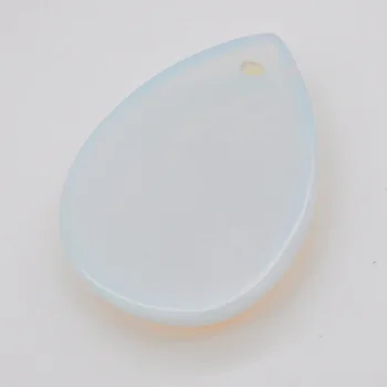 Nemokamas Pristatymas Natūralaus Akmens Vandens Lašas Light blue Opal Pakabukas 1Pcs K213
