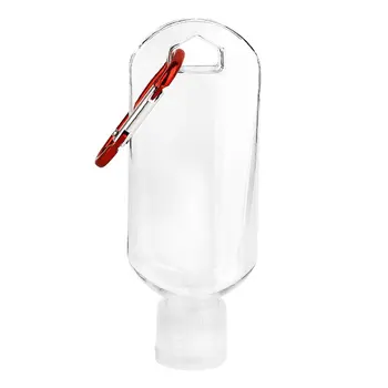 Nešiojamų Key Chain Kablys Daugkartiniai Vertus Sanitizer Buteliai Kelionės Konteineriai Tušti Plastikiniai Buteliai Su Kabliu