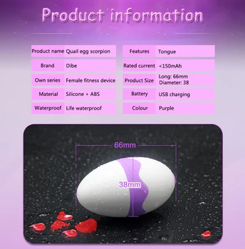 Nešiojamų Kiaušinių Vibratorius G Spot Spenelių Gyvis Klitorio Stimuliatorius Kalba Orgazmas moterų masturbacija Sekso Žaislai Moterims