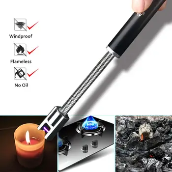 Nešiojamų Kitos Naujos USB Įkrovimo Lanko uždegimo sistema Elektros Lengvesni Įkrovimo Lankstaus Kaklo Žvakė, Žiebtuvėlis