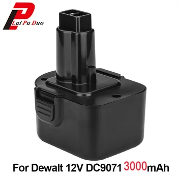 NI-MH elektrinių Įrankių Baterijų keitimas 12V 3.0 Ah už Dewalt: DW904,DW917,DE9071,DW9072,DW940K-2,DW980,DW915,DW981,DC528