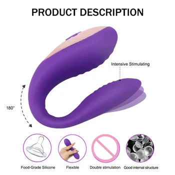 Nuotolinio Valdymo Dvigubai Skverbtis Sekso Vibratoriai Moterims Clit Vagina Erotiniai Produktai, Žaislai Suaugusiems Moterų Intymių Prekių Parduotuvė