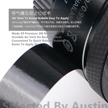 Objektyvo Decal Odos Wrap Filmas Sigma 105mm f1.4 EF Mount Raštas Anti-scratch Wrap Padengti Atveju
