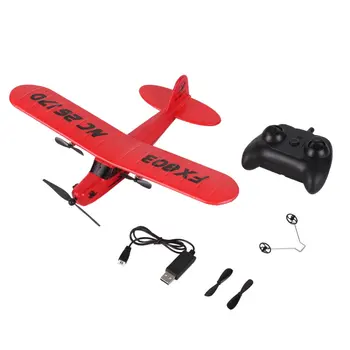 OCDAY FX803 Nuotolinio Valdymo pultas RC Plokštumos Sklandytuvas Aerodone Žaislas Vaikams Audult 150m Putų Lėktuvo Raudona Mėlyna Baterija Drones