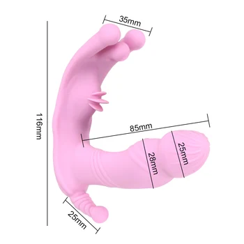 OLO 7 Režimu Dildo Vibracijos Kelnaitės Sekso Žaislai Moterims, Klitorio Stimuliatorius Erotika Nešiojami Vibratorius Pažangios Šildymo