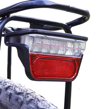 Onature ebike šviesos daug rūšių elektrinių dviračių žibintai ir LED e dviračio galinis žibintas DC 6 V 12V 36V 48V 72V ebike priedai